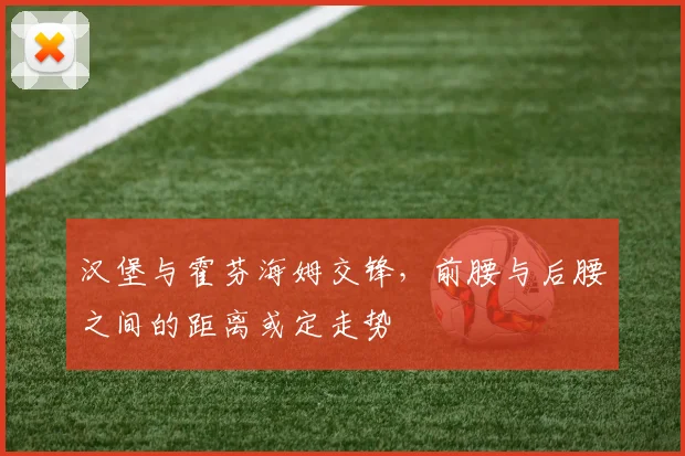 汉堡与霍芬海姆交锋,前腰与后腰之间的距离或定走势